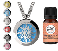 Love Knot 316L Stainless Steel Aromatherapy Diffuser Locket Inner Calm Oil