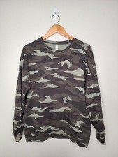 Athleta Women's Camo Crewneck Sweatshirt Size Medium