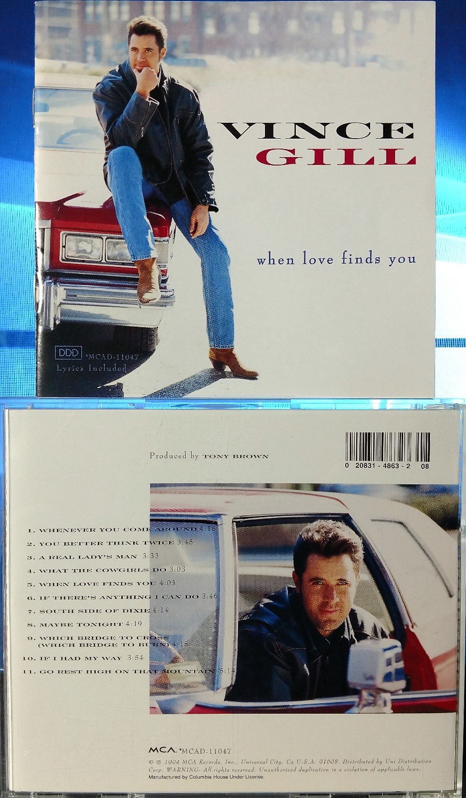 Vince Gill - When Love Finds You (CD, 1994, MCA Records (Columbia House), USA) 8811104726| eBay