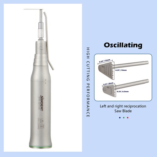 Micro Sierra dental pieza de mano quirúrgica 3.4:1 reducción cortador de hueso alternativo - Imagen 5 de 17