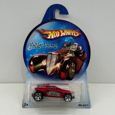 Hot Wheels RD-04 Holiday Hot Rods Red Die-Cast Car 2007 dirty packaging