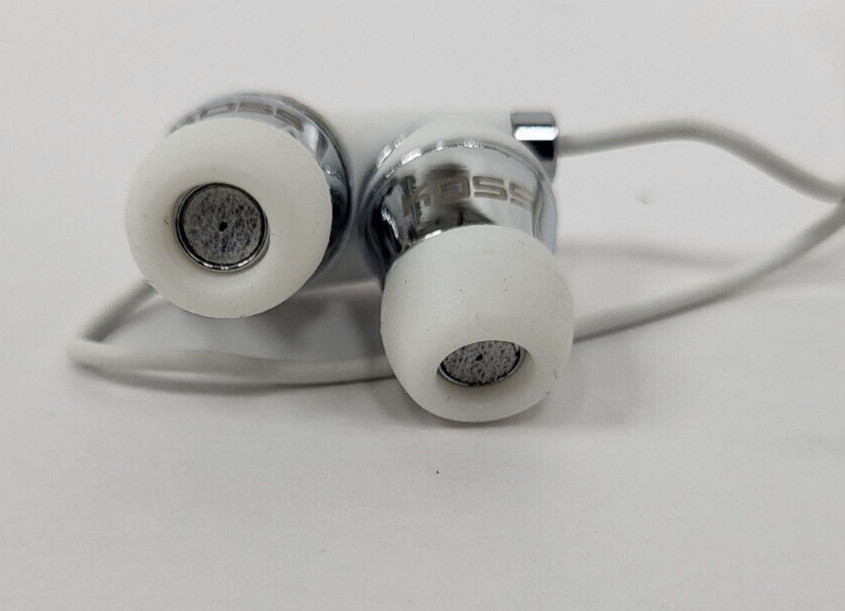 New Koss iL100w Earbuds - White w/ Magnetic Snap