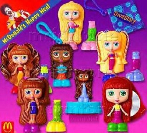 MIP McDonald's 2001 DIVA STARZ Comb MIRROR Figurine DivaStarz PICK
