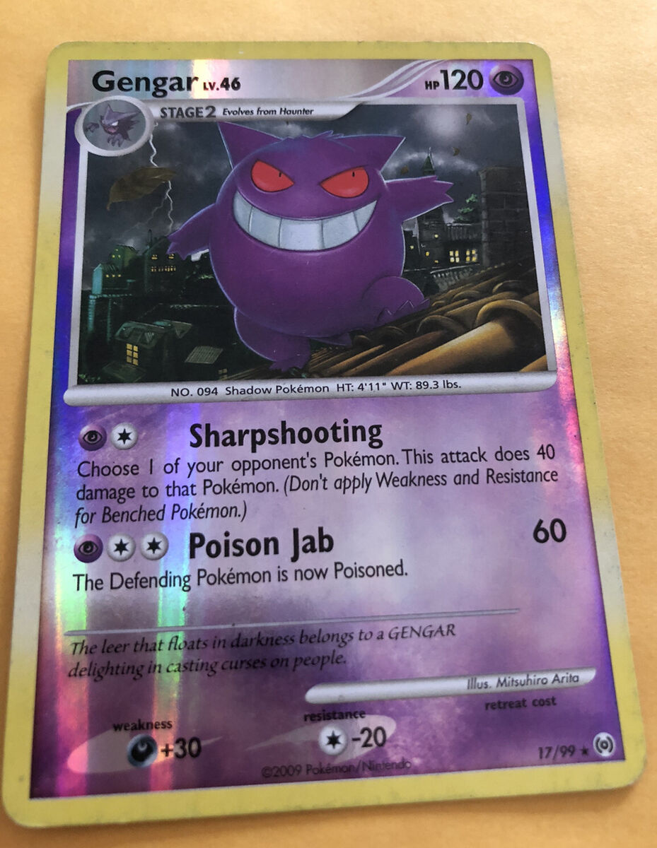 Gengar Reverse - Platinum Arceus Pokémon card 17/99