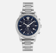 NEW Versace Womens Sport Tech Stainless 40mm Bracelet Fashion Watch VEKB00522