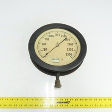 Ashcroft Duragauge Steel Tube 0-2500 Pressure Gauge 14-1/8" OD