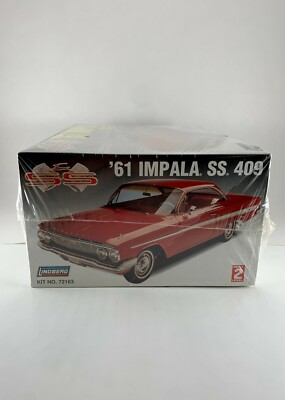 Lindberg '61 Impala SS 409 1/25 Scale Model Kit 72163 SEALED !NIB