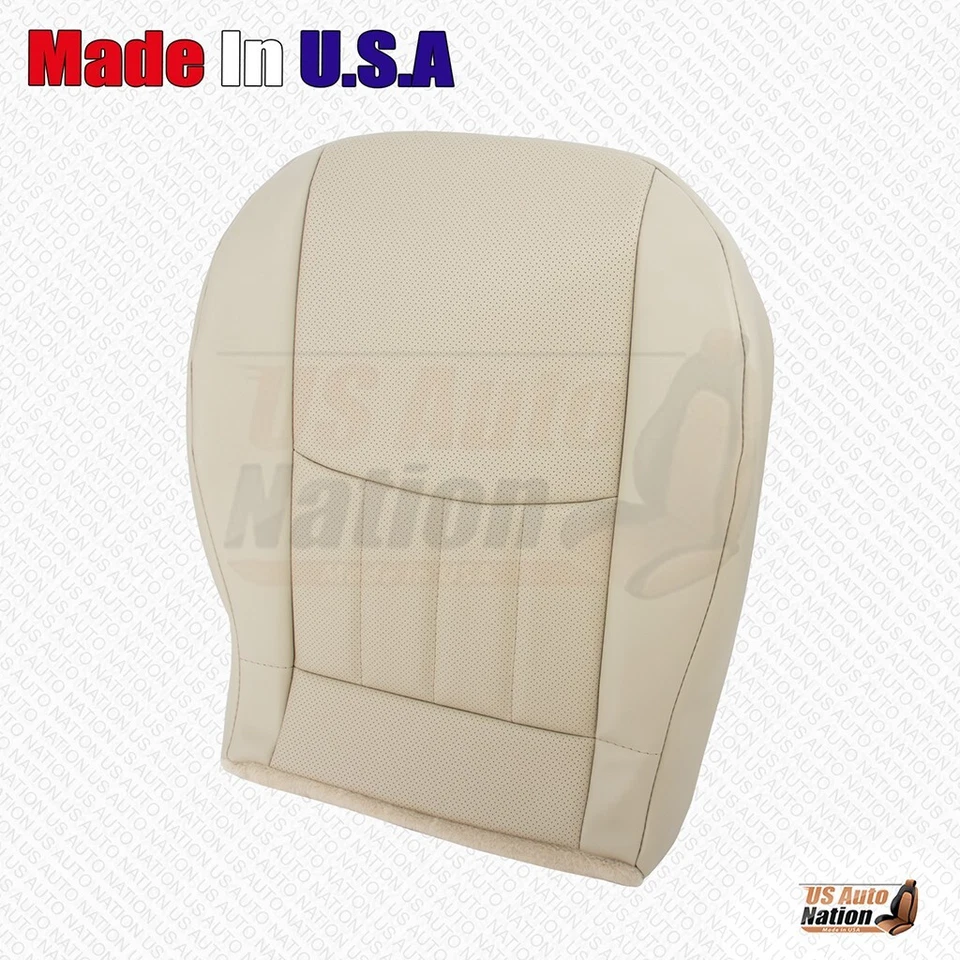 Mercedes Benz C280 2006 2007 parte inferior izquierda y derecha cubierta de cuero perforado tostado Foto 2 de 4