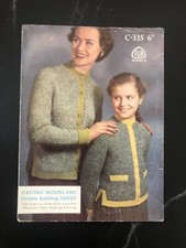 P&B Moorland Double Knitting Tweed Ladies Knitting Pattern Book No C 335