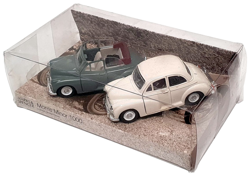 Saico Marks & Spencer 1/26 Scale T79/0336 - 2x Morris Minor 1000 - Grey White - Picture 5 of 5