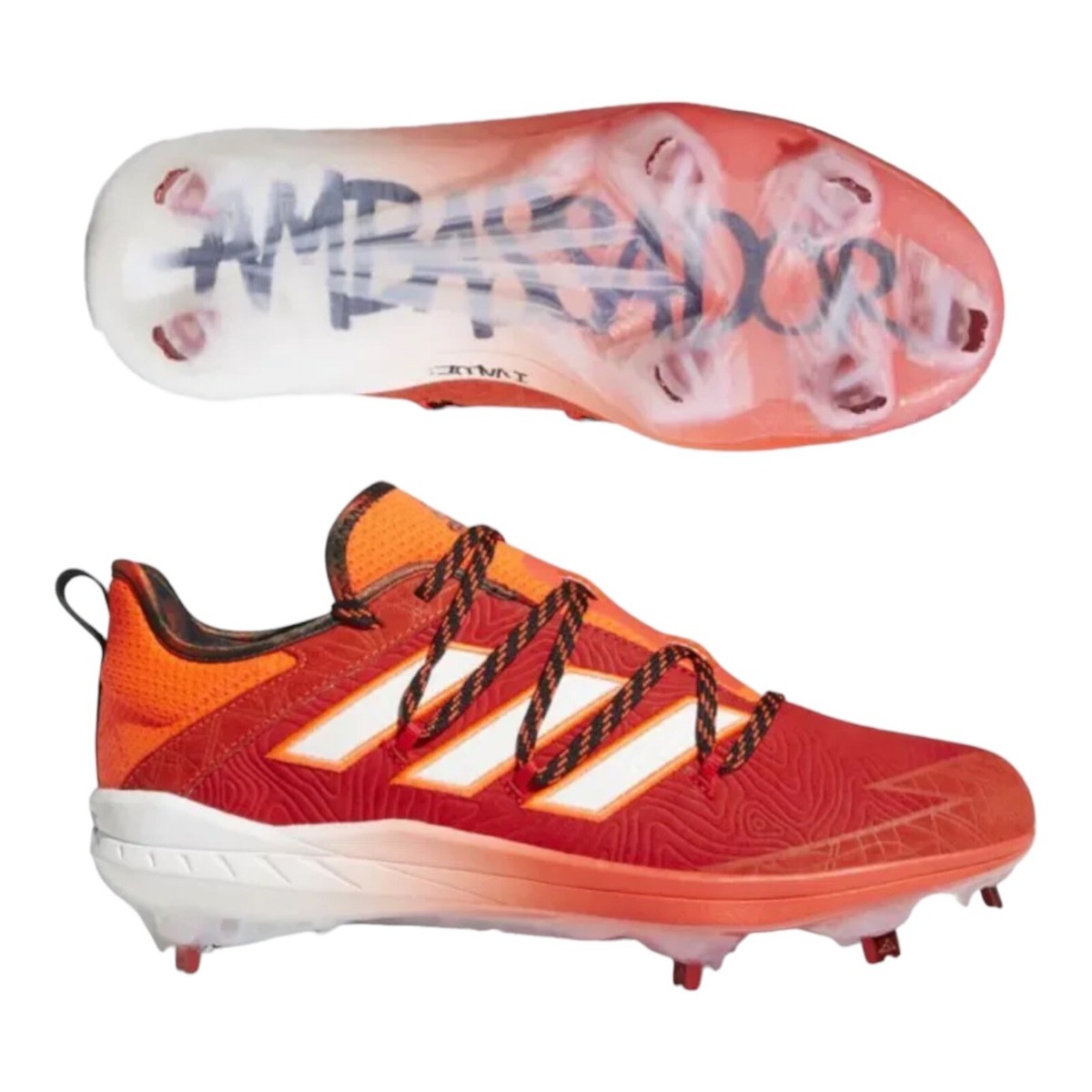 Adidas NEW Men’s Adizero Grail Baseball Metallic Cleats Size 14 Adidas Adizero Grail Metal Baseball Cleats  main image 4