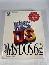 Microsoft MS-DOS 6.0 Operating System Software Upgrade 3.5" Disks SEALED