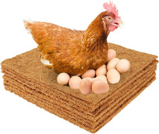 10PCS Chicken Nesting Pads for Chicken, 13X13 Washable Nesting Box Pads, Reusabl