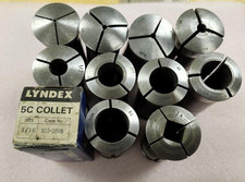 Lot of 11 - 5C Collets: Royal, Skokie, Buck  Lynex, Internal  External Thread