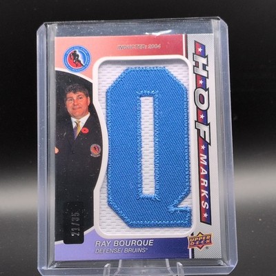 Upper Deck 2024-25 SP Game Used HOF Marks Ray Bourque Bruins HOFM-RB /35