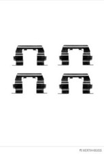 4x Zubehörsatz Scheibenbremsbelag HERTH+BUSS JAKOPARTS J3660507/4x für HYUNDAI 2