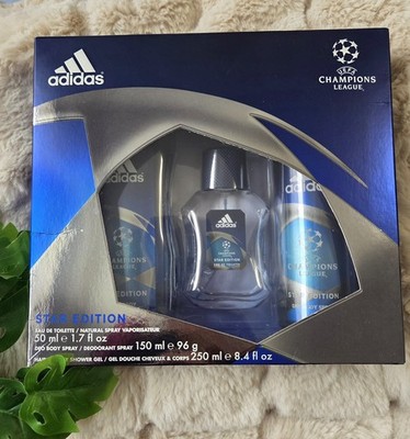 Adidas UEFA Champions League Star Edition Geschenkset Herren | Parfum Deo Dusche