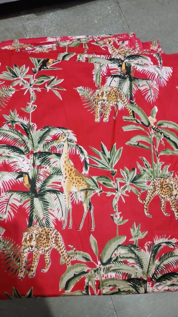 Indian Cotton Running Sewing Craft Indian Print Fabric Dressmaking 5 Yard