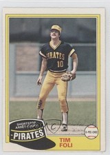 1981 O-Pee-Chee White Back Tim Foli #38 m5x