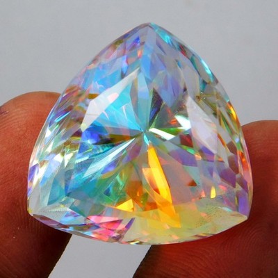 Atemberaubender 70,80 ct natürlicher regenbogenfarbener mystischer Topas Bill...
