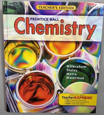 Prentice Hall Chemistry Wilbraham Textbook Science 2002 Hardcover Illustrated