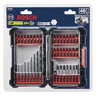 Bosch Ddms40 40Pc. Hss 118 Degrees, 135 Degrees Drill Bit Set