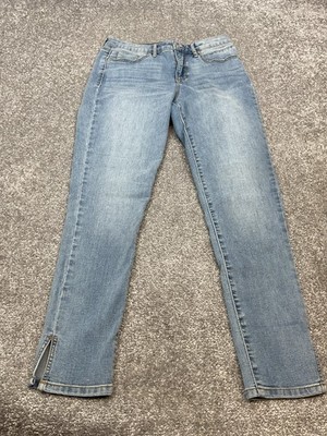 Sofia Jeans Rosa Curvy Super High Rise Skinny Slit Ankle Size 6