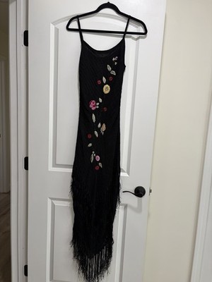 Vintage Sue Wong Y2K Crochet Knit Floral Embroidered Whimsigoth Slip Dress Sz L | eBay Vintage Sue Wong Y2K Crochet Knit Floral Embroidered Whimsigoth Slip Dress Sz L | eBay