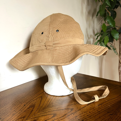 80s VTG Banana Republic French Army Bush Hat Water Repellent Side