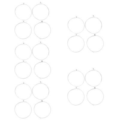  5 Pieces Ukulelen-saitensatz Ukulelen-musikdraht-ersatz -Zubehör