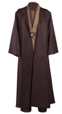 Star Wars Cosplay Costume Jedi Knight Obi-Wan Kenobi Halloween Party Suit kid xs