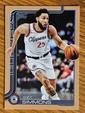 Ben Simmons [Gold] #147 Prices | 2025 Topps | Basketball Cards