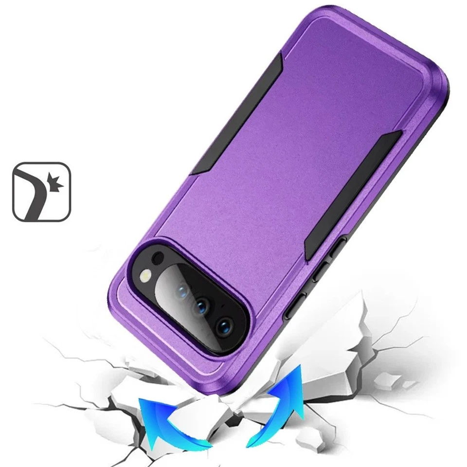 Funda para Google Pixel 10/10 Pro XL Doble Capa Armadura Parachoques Cubierta Dura Resistente Foto 3 de 3