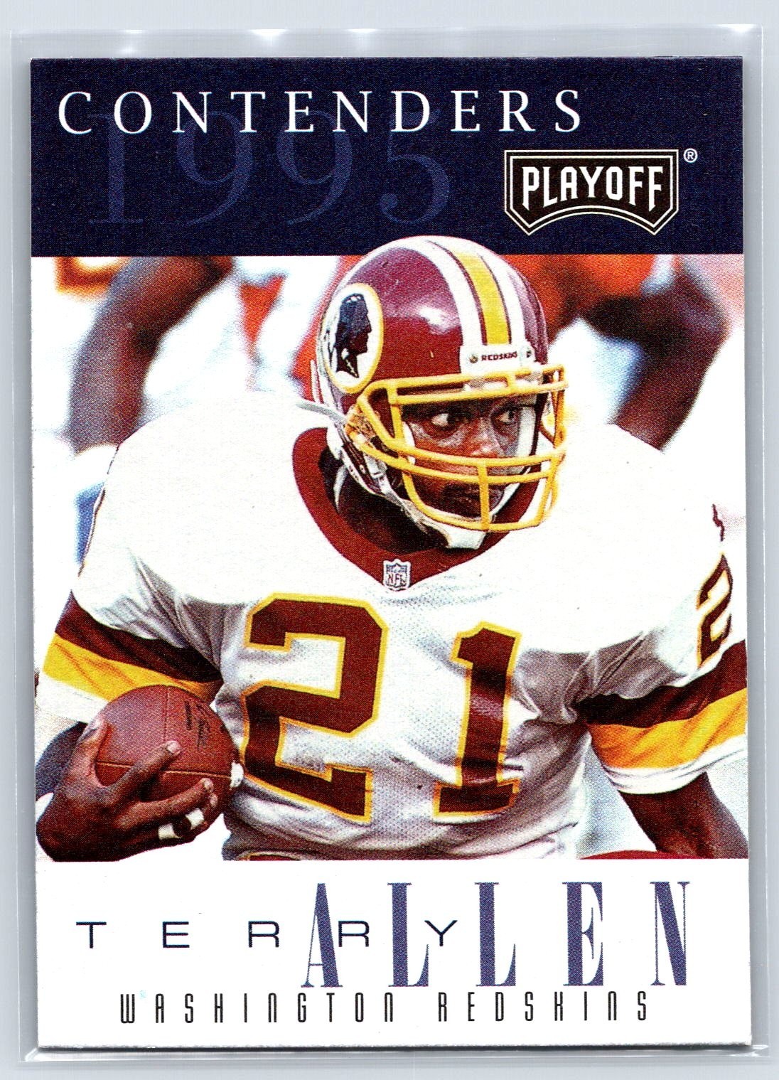 1995 PLAYOFF CONTENDERS CARD # 64 Terry Allen - Washington Redskins