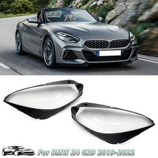 Left & Right Front Headlight Lens Covers Replacement For BMW Z4 G29 2019-2025