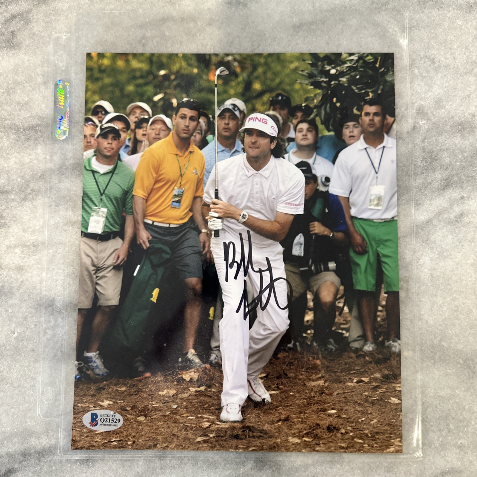Bubba Watson Masters Champion GOLF Signed Autographed 8x10 Photo Beckett COA 