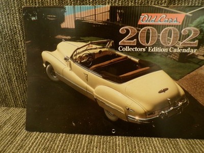 2002 Old Cars News Collectors Edition Calendar Krause Publications Iola Wi. NOS