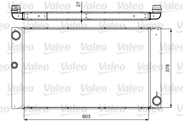 VALEO-OE 735475-OE Radiator, engine cooling for BMW