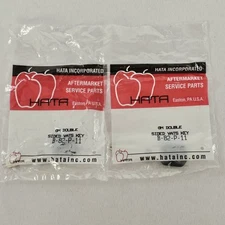 GM B-82-P-11 New & Uncut Double Sided Same As 791-S Blank Vats Key Lot Of 2 Keys