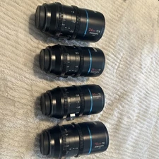 Sirui Venus Anamorphic lens Kit E-mount 1.6x Full Frame 35mm, 50mm, 100mm T2.9