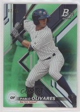 2019 Bowman Platinum Wal-Mart Top Prospects Green Foil 2/99 Pablo Olivares w5p