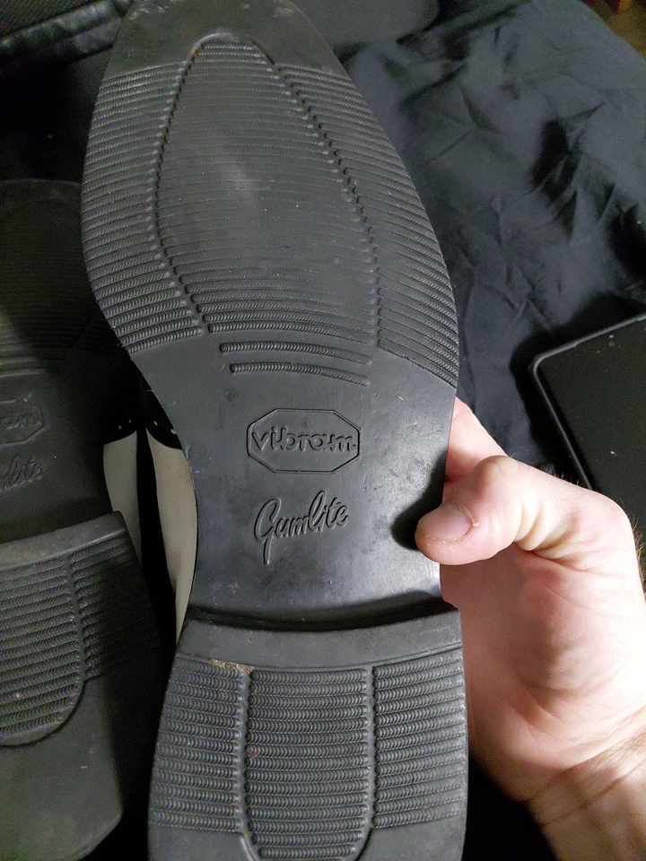 Mezlan Hombre Oxford Cuero Negro Y Blanco Talla 13 Foto 4 de 4