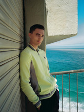 FILA® SETTANTA TRACK JACKET/SHADOW LIME - MEDIUM WAS £75.00