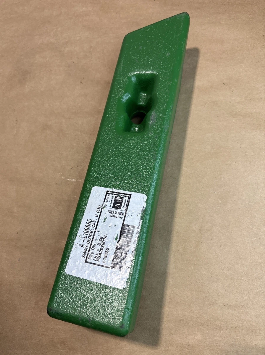 L100865 Tractor Sway Block LH Fits CAT II Fits John Deere photo 3