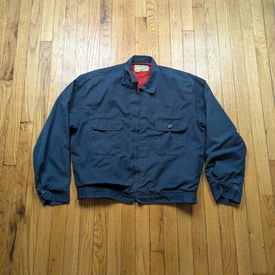 Vintage Work Wear Corporation Mechanics Garage Jacket Size Large Workwear 