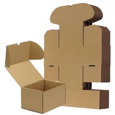 RLAVBL 7x5x4 Shipping Boxes Set of 25, Brown 7 x 5 x 4 inches, 