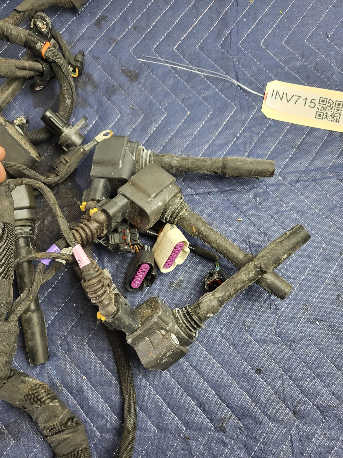 Used Oem Maserati Fuel Injector Wiring Harness for 2014-2017 Ghibli 3.0L RWD