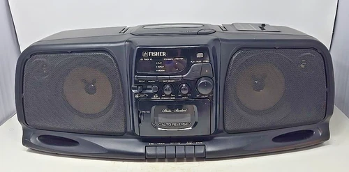 VINTAGE Fisher Studio Surround PH-DS56 BoomBox CD & Cassette Player Tested works