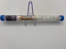 Dichroic Frit Flakes Green Magenta Blue Two Ounce Tube Glass 96 COE Uroboros