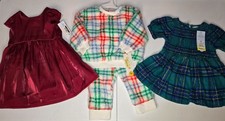 NWT Sweet Girls 12M Clothing Lot / Carter's, Cat  Jack